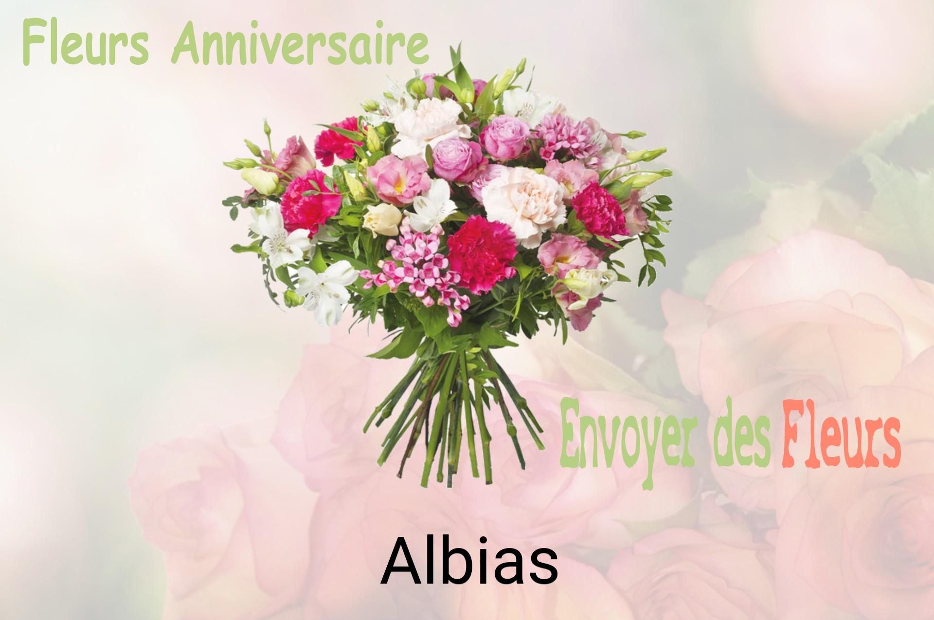 Bouquet de fleurs d’anniversaire livré à Albias